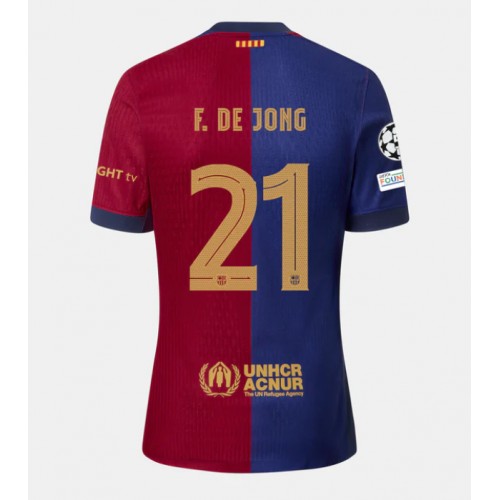 Moški Nogometni dresi Barcelona Frenkie de Jong #21 Domači 2024-25 Kratek Rokav